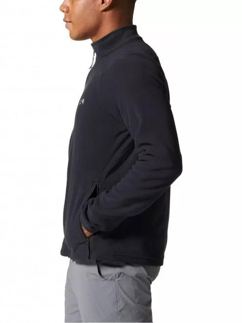 Mountain Hardwear Polartec Microfleece Full Zip férfi polár pulóver fekete színben 5