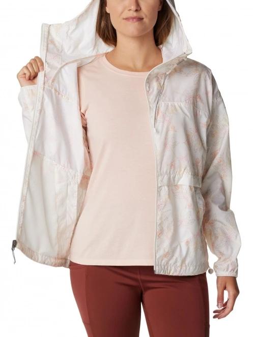Columbia Alpine Chill Windbreaker női széldzseki fehér színben 6