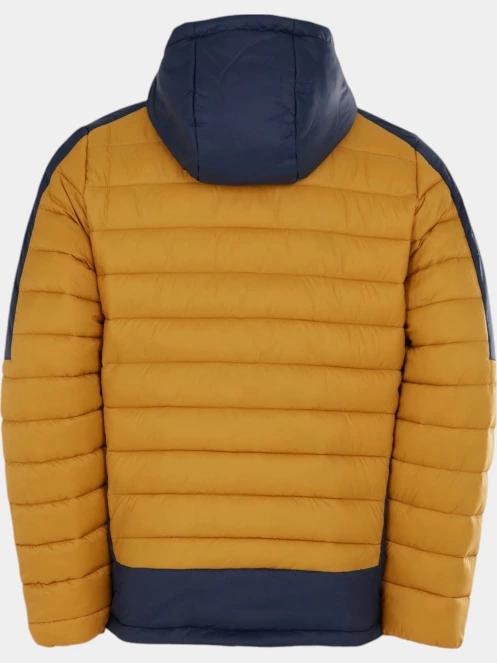 Fundango Matt Hooded Jacket férfi steppelt átmeneti kabát sárga színben 10