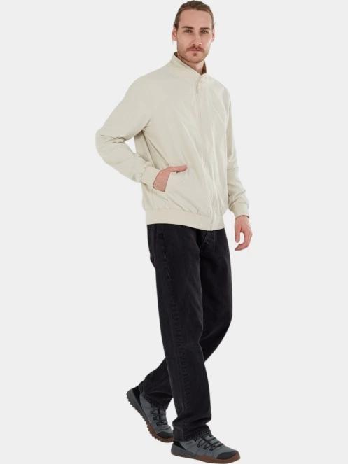 Fundango Harrington Casual Jacket férfi átmeneti kabát homok színben 4