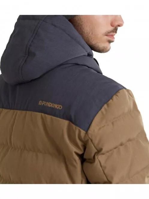 Fundango Passat Padded Jacket férfi utcai kabát barna színben 5