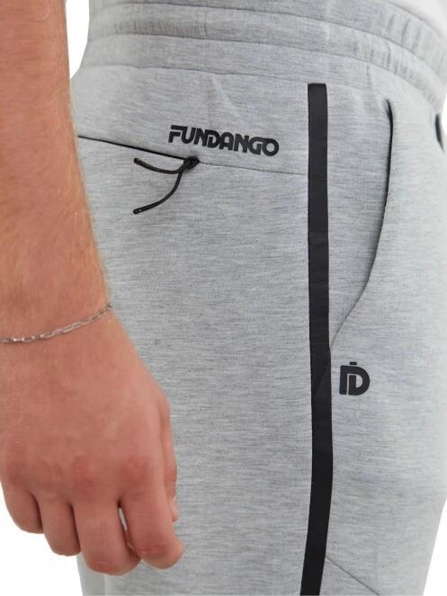 Fundango Blake Sweatpants férfi tréning nadrág szürke színben 4