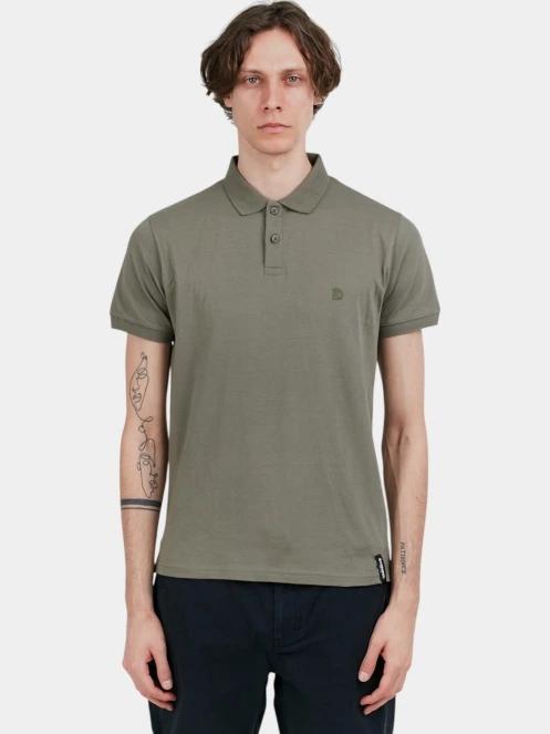 Fundango Incognito Mono Poloshirt férfi galléros póló oliva színben 2