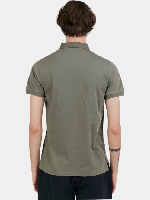 Fundango Incognito Mono Poloshirt férfi galléros póló oliva színben 3