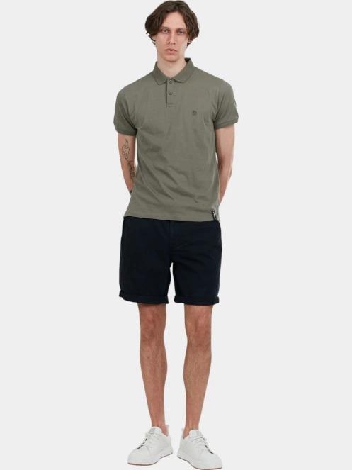 Fundango Incognito Mono Poloshirt férfi galléros póló oliva színben 4