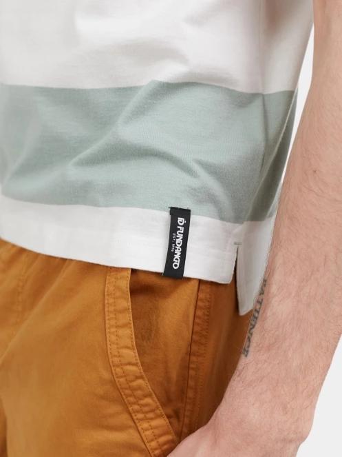 Fundango Incognito Stripe Poloshirt férfi galléros póló zöld színben 6