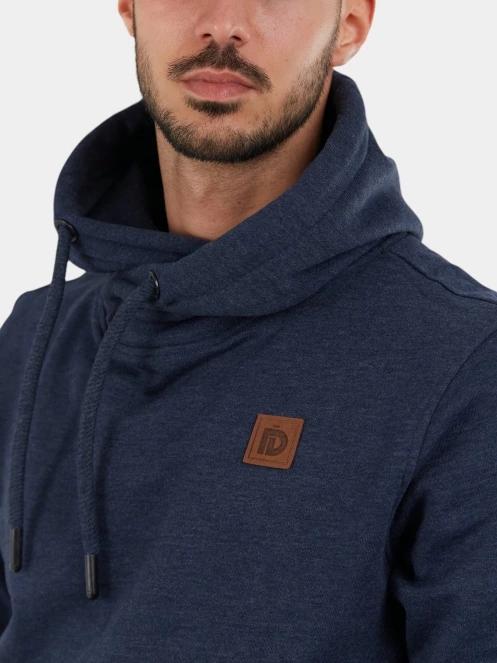 Fundango Conor Hooded Sweatshirt férfi kapucnis pulóver sötétkék színben 5