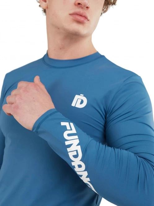 Fundango Manado Long Rashguard férfi hosszú ujjú lycra sötétkék színben 6