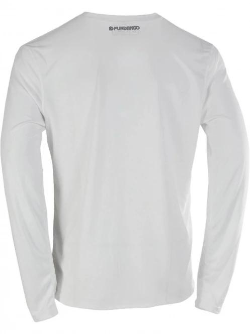 Fundango Maurice Long Rashguard férfi hosszú ujjú lycra fehér színben 8