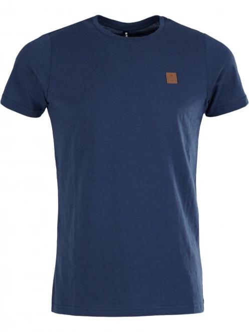 Fundango Jaggy Structured T-Shirt férfi rövid ujjú póló sötétkék színben 7