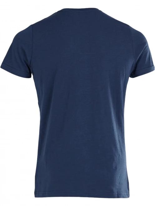 Fundango Jaggy Structured T-Shirt férfi rövid ujjú póló sötétkék színben 8