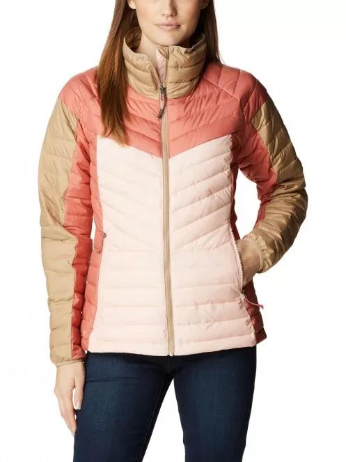 Columbia Powder Lite II Full Zip Jacket női utcai kabát rózsaszín színben 2