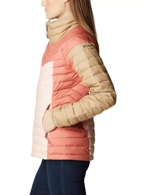 Columbia Powder Lite II Full Zip Jacket női utcai kabát rózsaszín színben 4