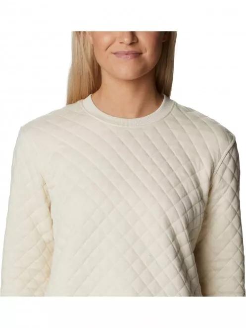 Columbia Columbia Lodge Quilted Crew női pulóver homok színben 5