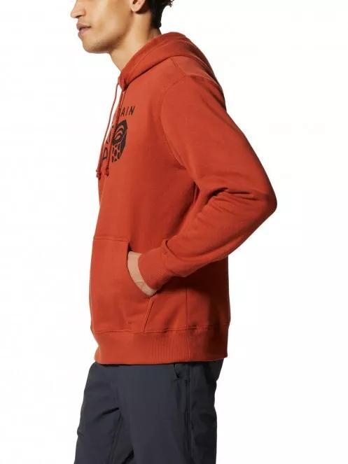 Mountain Hardwear MHW Logo Pullover Hoody férfi kapucnis pulóver narancssárga színben 4