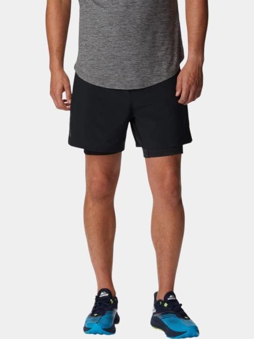 Columbia M Endless Trail 2in1 Short férfi sport rövidnadrág fekete színben 2