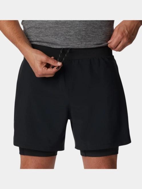 Columbia M Endless Trail 2in1 Short férfi sport rövidnadrág fekete színben 5