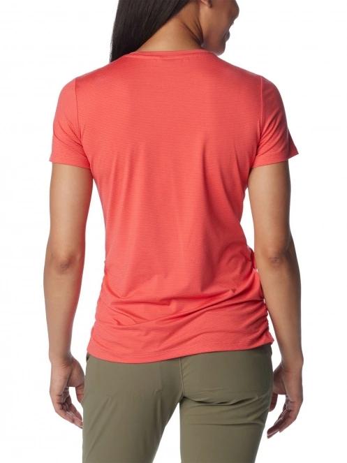 Columbia Leslie Falls Short Sleeve női ujjatlan sport póló piros színben 4