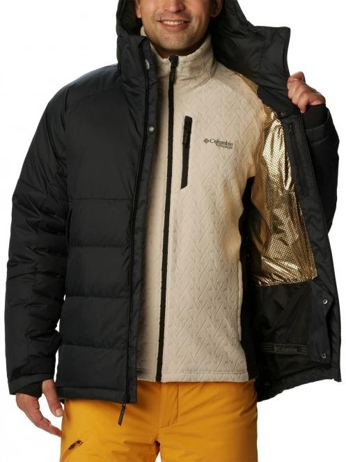 Columbia Roaring Fork Down Jacket férfi síkabát fekete színben 6