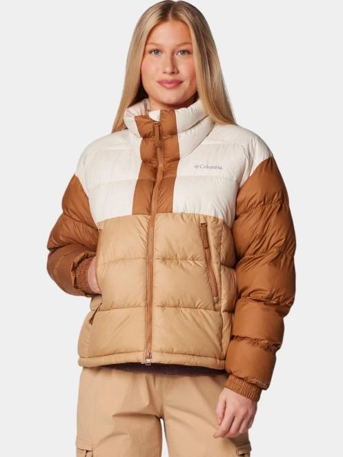 Columbia Pike Lake II Cropped Jacket női átmeneti kabát barna színben 2
