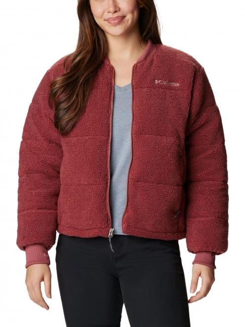 Columbia Puffect Novelty Jacket női utcai kabát piros színben 5
