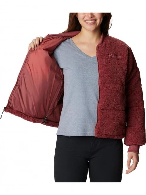 Columbia Puffect Novelty Jacket női utcai kabát piros színben 6