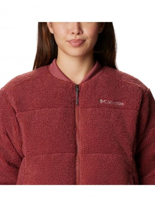 Columbia Puffect Novelty Jacket női utcai kabát piros színben 7