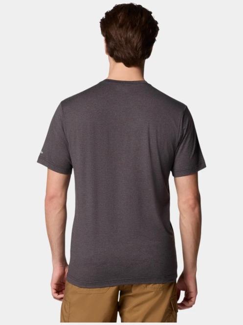 Columbia Kwick Hike Graphic SS Tee férfi rövid ujjú sport póló fekete színben 4