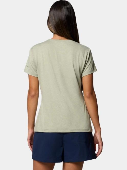 Columbia Sloan Ridge Graphic SS Tee női rövid ujjú póló zöld színben 4