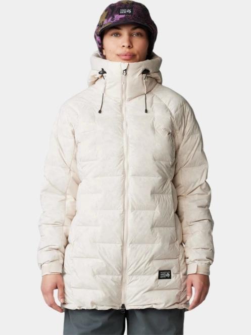 Mountain Hardwear Stretchdown Parka női pehelykabát homok színben 2