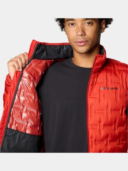 Columbia Delta Ridge II Down Jacket férfi pehelykabát piros színben 8