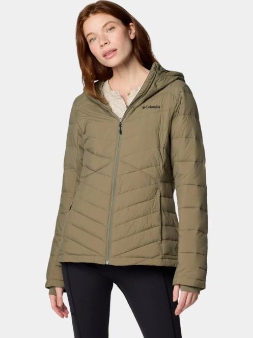 Columbia Joy Peak II Hooded Jacket női télikabát zöld színben 2