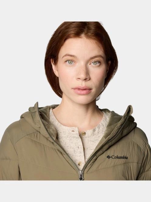 Columbia Joy Peak II Hooded Jacket női télikabát zöld színben 7