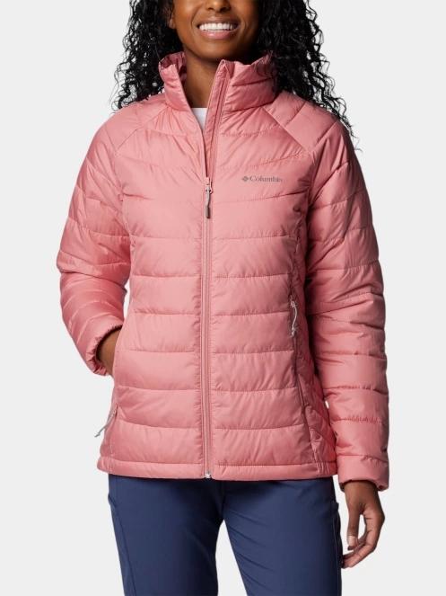 Columbia Powder Lite II Full Zip Jacket női átmeneti kabát rózsaszín színben 2