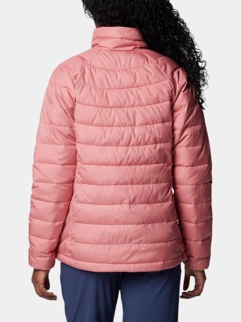 Columbia Powder Lite II Full Zip Jacket női átmeneti kabát rózsaszín színben 4