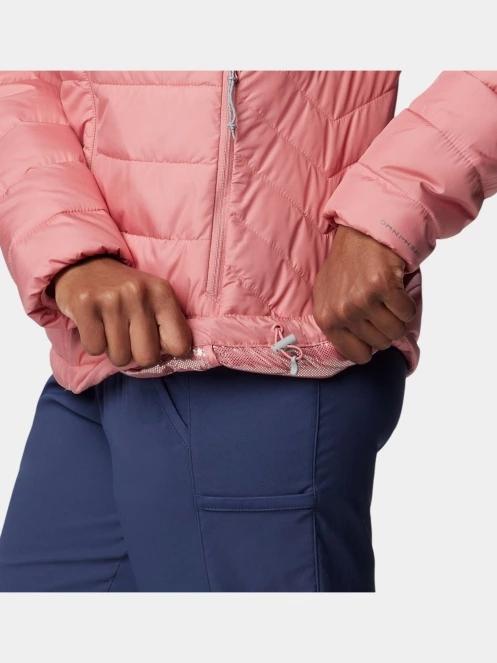 Columbia Powder Lite II Full Zip Jacket női átmeneti kabát rózsaszín színben 8
