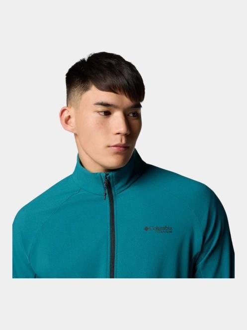 Columbia Spectre Ridge Tech Fleece FZ II férfi polár pulóver zöld színben 6
