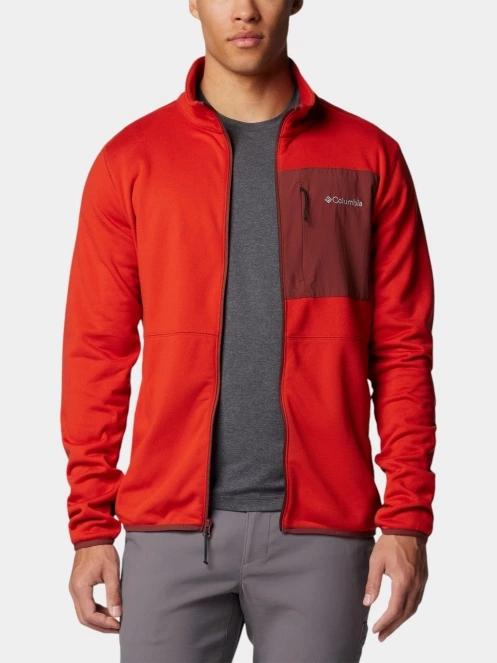 Columbia Columbia Hike Full Zip II férfi polár pulóver piros színben 5