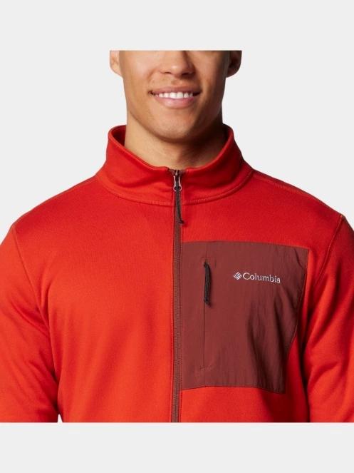 Columbia Columbia Hike Full Zip II férfi polár pulóver piros színben 7