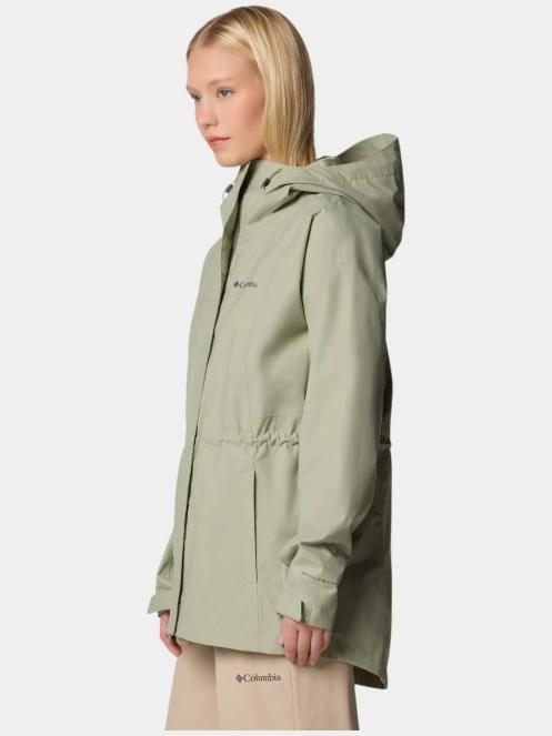 Columbia Hikebound II Long Jacket női esőkabát zöld színben 3