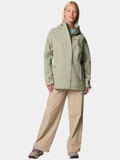Columbia Hikebound II Long Jacket női esőkabát zöld színben 5