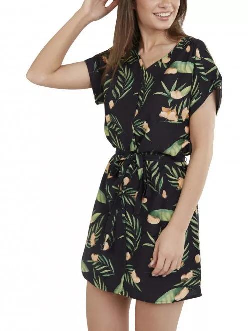 Fundango Palmetta Dress női nyári ruha fekete színben 2