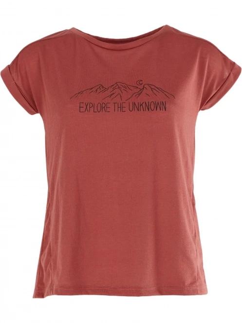 Fundango Atmos T-shirt női rövid ujjú póló piros színben 9
