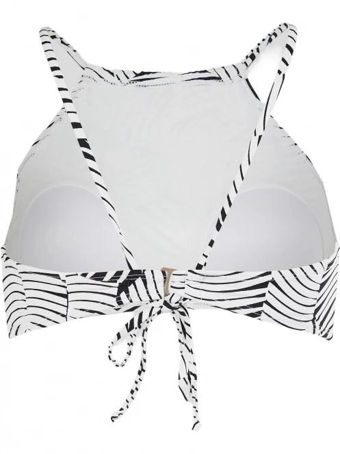 Fundango Hogg High Neck Top női bikini felső fehér színben 11