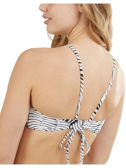 Fundango Hogg High Neck Top női bikini felső fehér színben 8