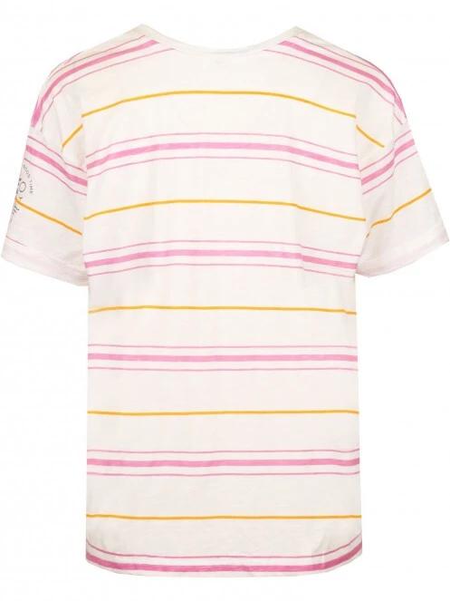 Fundango Nissa T-shirt női rövid ujjú póló fehér színben 7