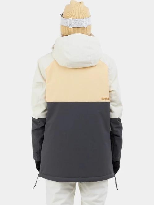 Fundango Birch ECO Logo Anorak női síkabát sárga színben 3