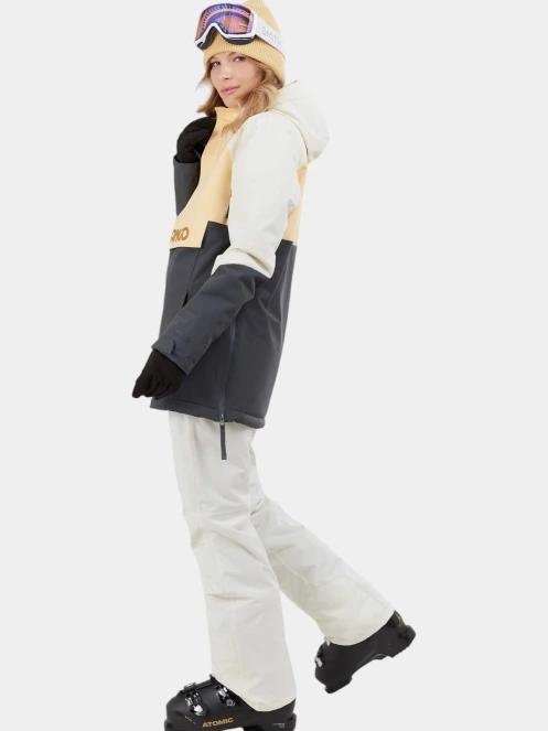 Fundango Birch ECO Logo Anorak női síkabát sárga színben 4