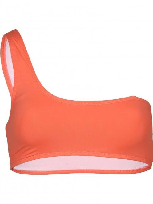 Fundango Madison One Shoulder Top női bikini felső narancssárga színben 5