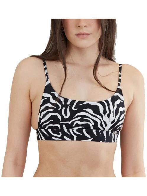 Fundango Moana Bralette Top női bikini felső fekete színben 2
